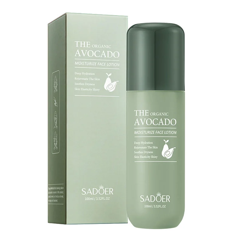 Sadoer Avocado Face Lotion μια λοσιόν καθημερινής χρήσης για ενυδάτωση και θρέψη