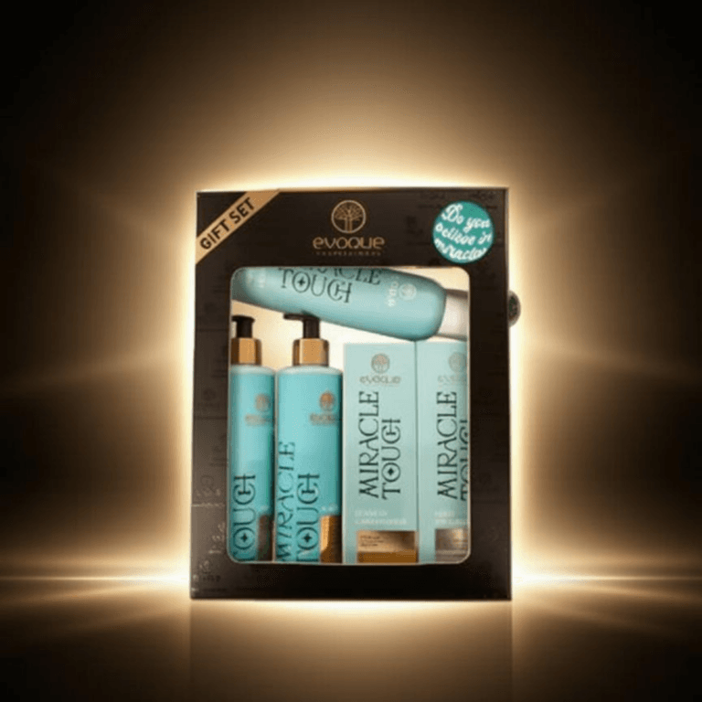 &Omicron;&lambda;&omicron;&kappa;&lambda;&eta;&rho;&omega;&mu;έ&nu;&omicron; &sigma;&epsilon;&tau; Miracle Touch Evoque &mu;&epsilon; 5 &pi;&rho;&omicron;ϊό&nu;&tau;&alpha; &kappa;&alpha;&iota; &delta;ώ&rho;&omicron; XL leave-in conditioner &sigma;&epsilon; &pi;&omicron;&lambda;&upsilon;&tau;&epsilon;&lambda;ή &sigma;&upsilon;&sigma;&kappa;&epsilon;&upsilon;&alpha;&sigma;ί&alpha;.