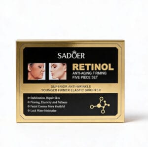 Sadoer Retinol σετ περιποίησης προσώπου 5 τεμαχίων για αντιγήρανση και σύσφιξη
