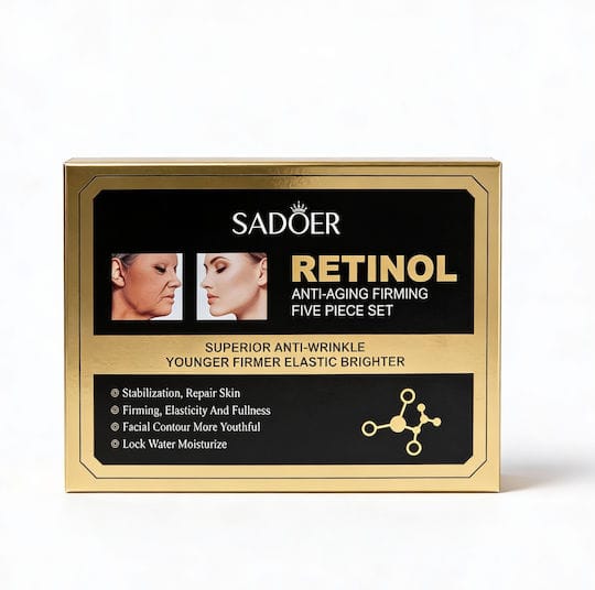 Sadoer Retinol σετ περιποίησης προσώπου 5 τεμαχίων για αντιγήρανση και σύσφιξη