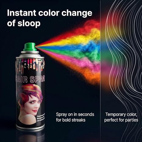 Temporary Hair Color Spray (7 Εντυπωσιακές Αποχρώσεις) | Σπρέι Μαλλιών