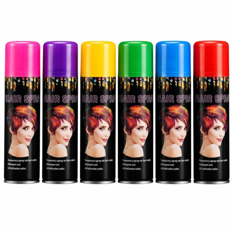 Temporary Hair Color Spray προσωρινό σπρέι βαφής μαλλιών σε διάφορα χρώματα Temporary Hair Color Spray (7 Εντυπωσιακές Αποχρώσεις) | Σπρέι Μαλλιών